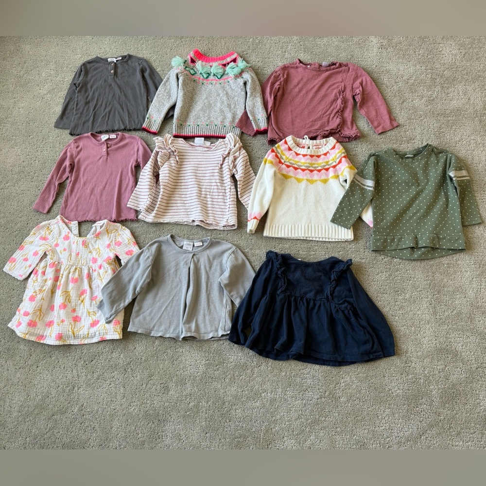 Toddler girl 2T, 2/3yr Zara, Cat & Jack, Old Navy Bundle Lot